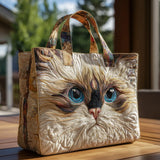 Handcrafted Bag | White Cat