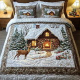 3-Piece Quilted Bedding Set | Cozy Retreat