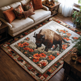 Area Rug | Amber Bison