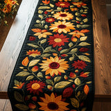 Quilted Table Runner - Autumn Sunflower