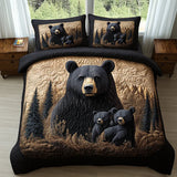 3-Piece Quilted Bedding Set | Shadowed Trails