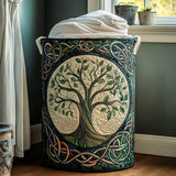 Quilted Laundry Hamper - Eternal Roots