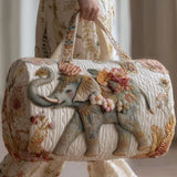 Quilted Travel Bag | Elephant