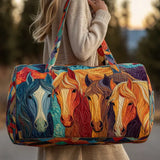 Quilted Travel Bag | Horse