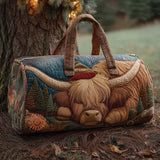 Quilted Travel Bag | Farm Cow