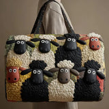 Quilted Travel Bag | Patchwork Sheep