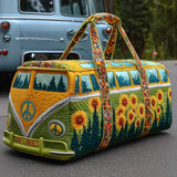 Quilted Travel Bag | Hippie Sunflower