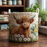 Quilted Laundry Hamper - Highland Charm