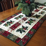 Quilted Table Runner - Holly Patchwork
