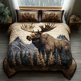 3-Piece Quilted Bedding Set | Shadowed Trails