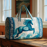 Quilted Travel Bag | Horse & Waves