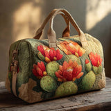 Quilted Travel Bag | Blooming Cactus