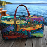 Quilted Travel Bag | Rainbow Trout