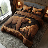 3-Piece Quilted Bedding Set | Shadowed Trails