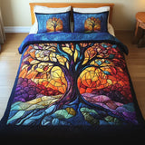 3-Piece Quilted Bedding Set | Tree of Life