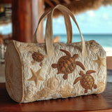 Quilted Travel Bag | Sea Turtle IV