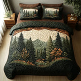 3-Piece Quilted Bedding Set | Woodland Wanderlust